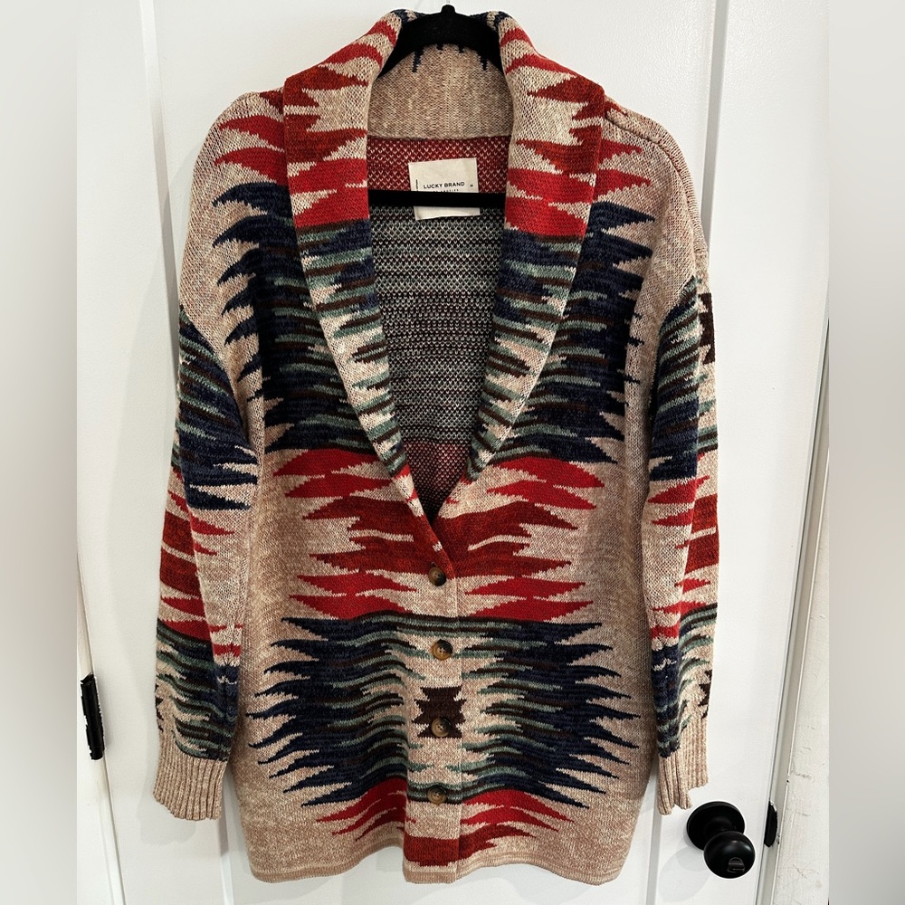 Lucky Brand Southwest Knit Cardigan
